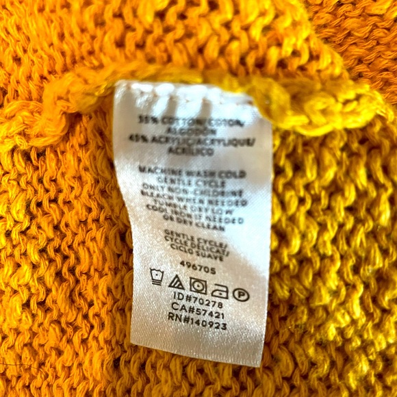 LOFT mustard yellow lightweight sweater vest - Picture 5 of 5
